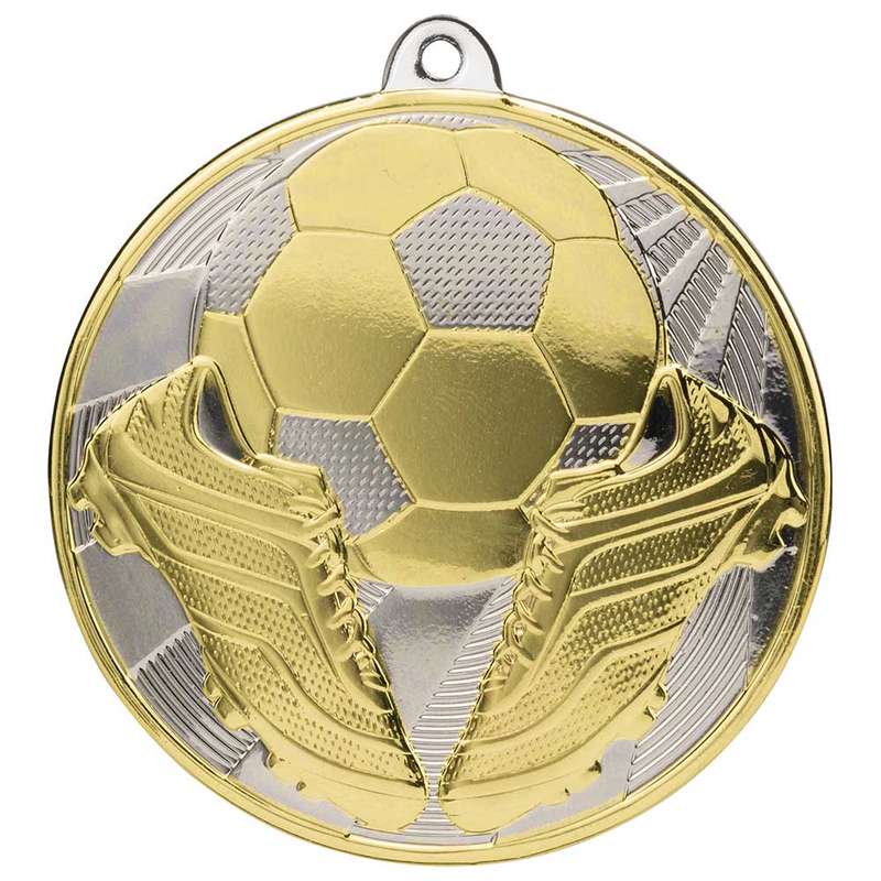 Premiership Football Boot & Ball Medal
