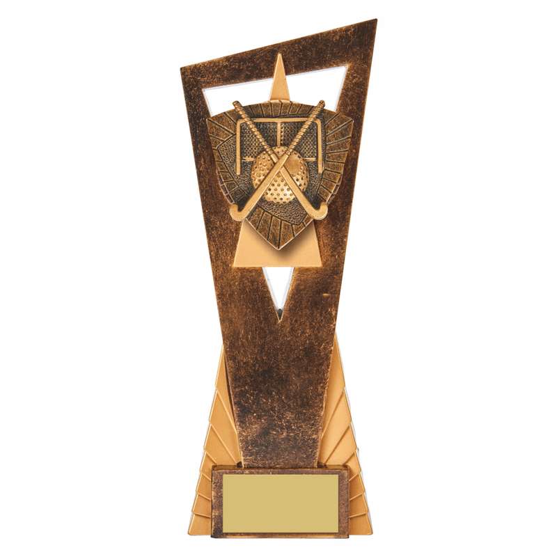 Antique Gold Edge Hockey Award 230mm – Ant Gold