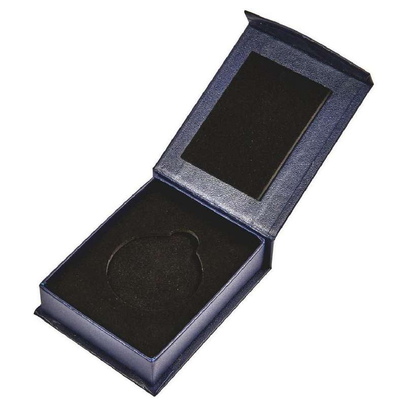 Blue Medal Case to fit 60mm Medal (Magnetic Fastening) – Blue